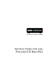 Pro-Ject CD Box DS2 User manual