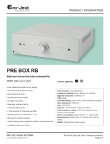Pro-Ject Pre Box & Amp Box RS Mono Set Product information