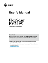 Eizo EV2495 User manual