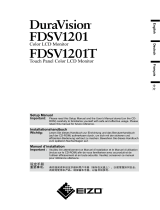 Eizo FDSV1201T Owner's manual