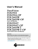 Eizo FDS1904 User manual