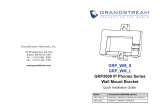 Grandstream GRP2616 Quick Installation Guide