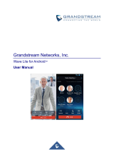 Grandstream Wave Lite (Android)  User manual