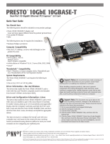 Sonnet Presto 10GbE 10GBASE-T PCIe Card Owner's manual