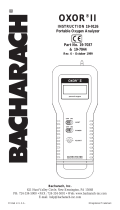 Bacharach Oxor® II User manual