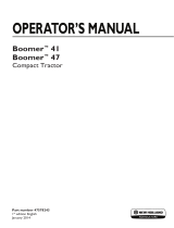New Holland Boomer 47 User manual