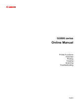 Canon g3000 series Online Manual