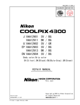 Nikon Coolpix 4300 User manual