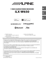 Alpine iLX-W650 Owner's manual
