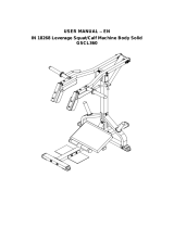 Insportline Leverage Squat/Calf Machine Body Solid GSCL360 User manual