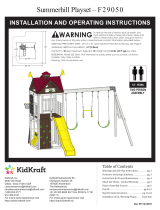 KidKraft Summerhill F29050 Installation And Operating Instructions Manual