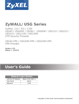 ZyXEL Communications ZyWALL 110 Series User manual