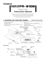 Hakko Electronics FR-810B User manual