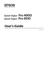 Epson Stylus Pro 4900 SpectroProofer User manual