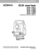 Sokkia CX-101 User manual