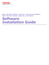 Toshiba e-STUDIO506 e-STUDIO256SE Software Installation Manual