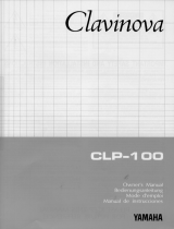 Yamaha CLP-100 Owner's manual