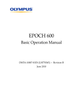 Olympus EPOCH 600 Basic Operation Manual