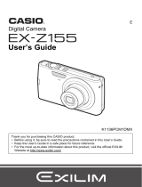 Casio EX-Z155 User manual