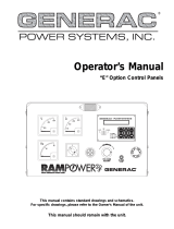 Generac Power Systems NULL Operating instructions