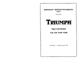 TRIUMPH 1964 Tiger Cub T15 Workshop Manual