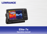 Lowrance Elite-7x Operating instructions