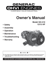 Generac Power Systems GH-410 Owner's manual