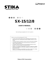 Roland SX-8 User manual