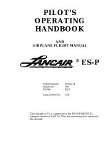 Lancair ES-P Pilot Operating Handbook