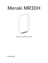 Meraki MR30H User manual