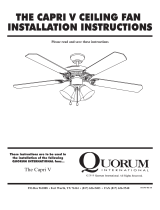 Quorum International 77520-8167 Installation guide