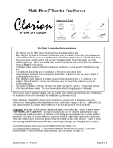 Clarion Bathware MP6032LBF-WH Installation guide
