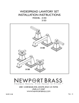 Newport Brass 3150/24A Installation guide