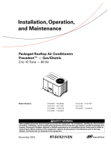 American Standard HVAC YHC036E1RLB001S Installation guide