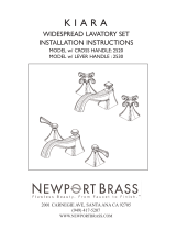Newport Brass 2530/08A Installation guide