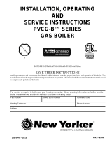 New Yorker Boiler PVCG60BPI-TS Installation guide