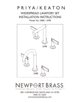 Newport Brass 2480/15 Installation guide