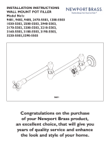 Newport Brass 1030-5503/01 Installation guide