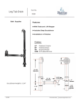 Barclay Products Limited 5599-CP Installation guide