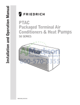 Friedrich Air Conditioning PDE07K3SG Owner's manual