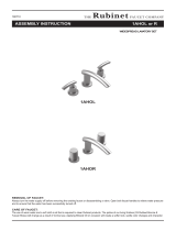 Rubinet Faucet Company 1AMQLMWH Installation guide