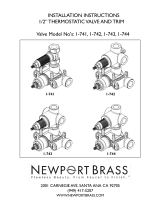 Newport Brass 1-742 Installation guide