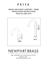 Newport Brass 2403/10B Installation guide