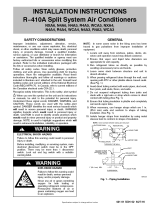 International comfort products N4A548GKC Installation guide