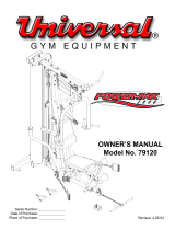 Universal Gym Equipment Power Pak 2000 Owner's manual