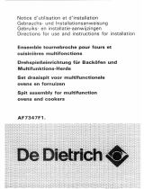 De Dietrich AF7347F1 Owner's manual