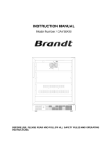 Brandt CAV50B Owner's manual