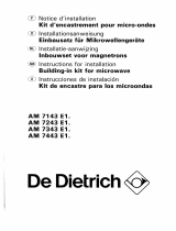 De Dietrich AM7343E1 Owner's manual