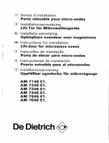 De Dietrich AM7746E1 Owner's manual