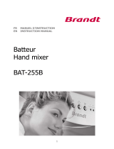Groupe Brandt BAT-255B Owner's manual